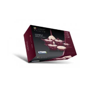 Dorsch 6-piece ceramic cookware set with casseroles and frying pans