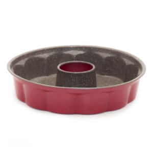 Top view of Dorsch Bundt pan 28cm showing speckled non-stick interior and central tube