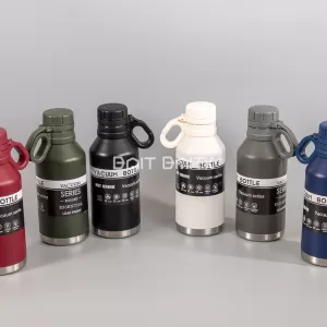 Stainless Steel Vacuum Bottle – 12H Hot & Cold Insulated – Multi-Color